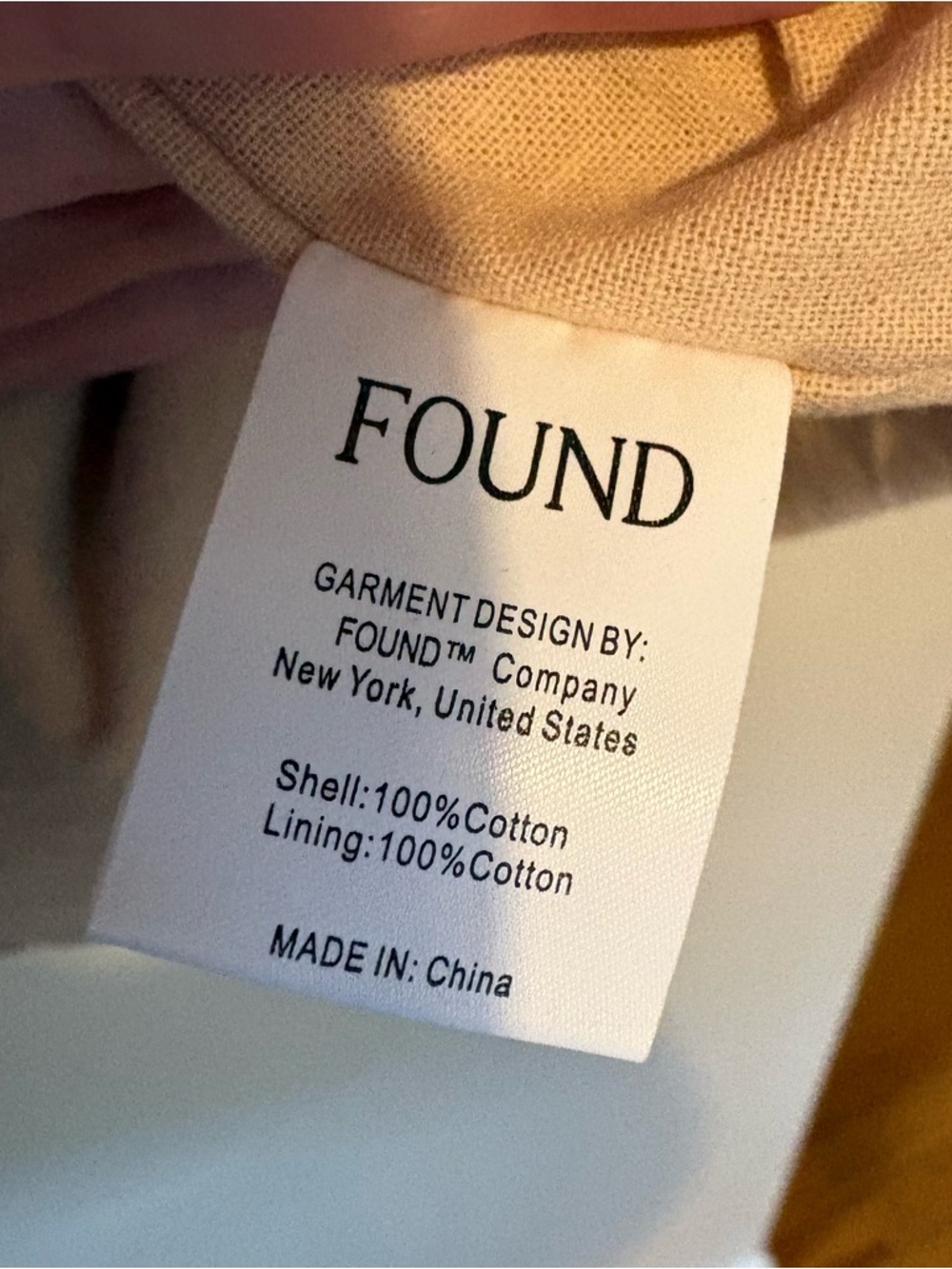 Found tapestry twill jacket in a patchwork print - Picture 10 of 10